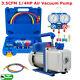 110v 1/4 Hp 3.5 Cfm Single Stage Air Vacuum Pump And R134a Ac Manifold Gauge Set