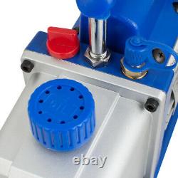 1/3HP 4CFM Single Stage Air Vacuum Pump R22 R134a R410a AC Manifold Gauge Set