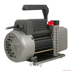 1/4HP Air Vacuum Pump 3.5CFM HVAC Refrigeration AC Manifold Gauge Set R134a Kit