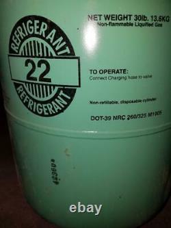 27.8 POUNDS VIRGIN R22 FREON REFRIGERANT Includes a Manifold and Gauge Set
