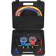 3 Way Air Conditioner Diagnostic Manifold Gauge Set For R1234yf With 3 Colore