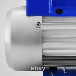 4CFM Vacuum Pump VALVES MANIFOLD GAUGE R410A R134A R22 HVAC AC Refrigerant Set