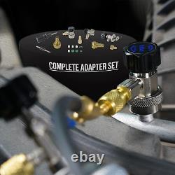 AC R1234YF R134A Gauge Set, Automotive Manifold Gauge Compatible with R1234YF R1