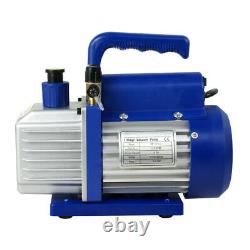 Air Vacuum Pump 3,5 CFM 1/4HP R134A R410a R22 Combo A/C Manifold Gauge Set