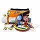 Bacoeng Vacuum Pump & Manifold Gauge Set Hvac A/c Refrigeration Kit