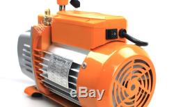 BACOENG Vacuum Pump & Manifold Gauge Set HVAC A/C Refrigeration Kit Diagn