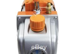 BACOENG Vacuum Pump & Manifold Gauge Set HVAC A/C Refrigeration Kit Diagn