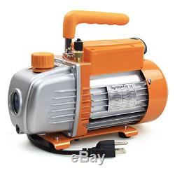 BACOENG Vacuum Pump & Manifold Gauge Set HVAC A/C Refrigeration Kit R12 R22