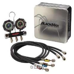 BLACKMAX MBH4P5EZ Mechanical Manifold Gauge Set, 2 Valves
