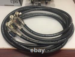 CPS BLACKMAX 2V DIGITAL MANIFOLD With 60HOSES WithVALVES & TEMP CLAMPS MD50HE
