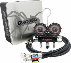 CPS MBH4P5EZ BlackMax 2-Valve Premium Automotive Manifold and Guage Set