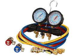 CPS Products MT7I7A6Q A/C Air Conditioning Manifold Gauge Set New Free Shipping