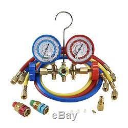 Car Air Conditioning Refrigerant Manifold Gauge Set Freon Meter for R134A R K8X1