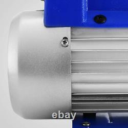 Combo 1/3HP 4 CFM Air Vacuum Pump HVAC + R134A Kit AC A/C Manifold Gauge Set