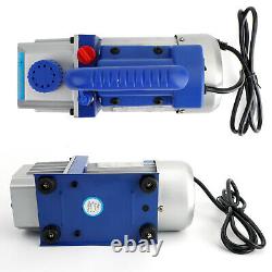 Combo 3,5CFM 1/4HP Air Vacuum Pump HVAC+R134A Kit AC A/C Manifold Gauge Set RM6