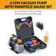 Combo Omt 4cfm Vacuum Pump And Manifold Gauge Set Auto Hvac Systems With Case Us