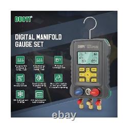 Digital Manifold Gauge for 93 Refrigerant Digital Manifold Gauge Set HVAC Pre