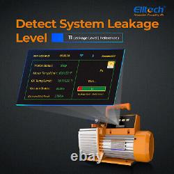 Elitech Digital Manifold Gauge+Infrared Leak Detector+7CFM Vacuum Pump+HvacScale