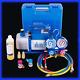 Hvac Ac Manifold Gauge Set Air Vacuum Pump Refrigeration Charging R134a R410a