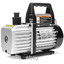 HVAC Vacuum Pump A/C Refrigeration AC Manifold Gauge Leak Detector with Tote Bag