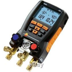 Hot Electronic Refrigerant Meter Set Digital Manifold with Probes And Box New