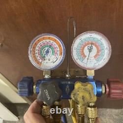 Imperial USA 4 valve refridgerant manifold and hoses used