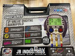 JB INDUSTRIES DMG2-5 Digital Manifold Gauge Set, 3 Hoses