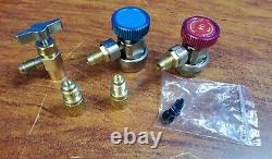 Manifold Gauge Set + Rotary Vane Vacuum Pump + Halogen Leak Detector - (G7)