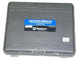 Mastercool 99661-A HVAC Digital 2-Way Manifold With Vacuum Gauge Hoses