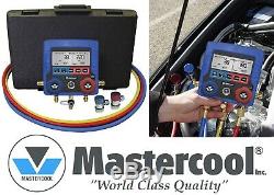 Mastercool Blue 99872-A R134a Intelligent Digital Manifold Gauge Set New USA