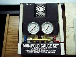Matco tools AC201 Manifold Gauge set with service hoses, automotive A/C
