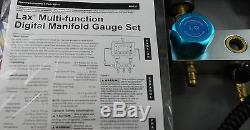 Multi Function Digital Manifold Gauge Set For 68 Refrigerants Vacuum Gauge Temp