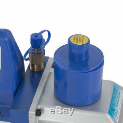 NEW 1/2HP Vacuum Pump R134a HVAC Manifold Gauge HVAC Refrigerant Set, Carry Bag