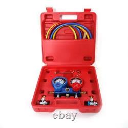 New AC Manifold Gauge Set R134a With Digital Electronic Refrigerant Charging Scale