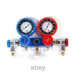 New AC Manifold Gauge Set R134a With Digital Electronic Refrigerant Charging Scale