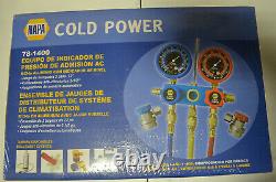 New Sealed Napa Cold Power AC Manifold Gauge Set 78-1400