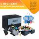 Omt 1/4hp 3.5cfm Rotary Vane Vacuum Pump & Manifold Gauge Set For Home Auto Hvac