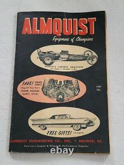 Original 1959 Almquist HOT ROD & Custom Catalog Drag Racing NHRA