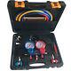 R134a Ac Manifold Pressure Gauge Set Automotive Air Conditioning Tool Kit