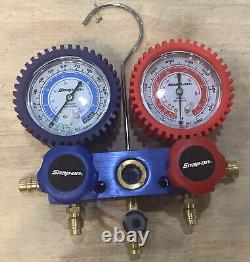 Snap-On ACTR4151A Auto A/C Charging & Testing Manifold Gauge Set EUC