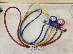 Snap-On AC Manifold Gauge Set Pre-owned Free Shipping