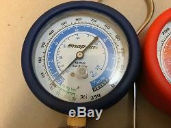 Snap-on Manifold Gauge Set with Hoses ++GREAT CONDITION++