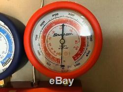 Snap-on Manifold Gauge Set with Hoses ++GREAT CONDITION++