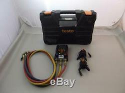 Testo 550 Digital Manifold Kit With Bluetooth and Set of 3 Hoses