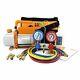 Vacuum Pump Set, Manifold Gauge+hose+case Included, Hvac A/c Refrigeration Kit