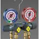 Yellow Jacket 49983 Mechanical Manifold Gauge Set, 4-valve