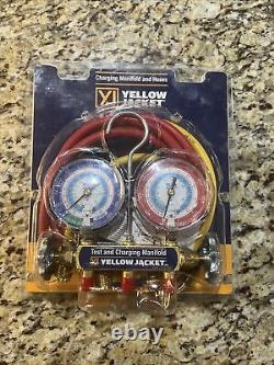 Yellow Jacket 42006 Mechanical Manifold Gauge Set, 2-Valve
