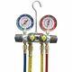 Yellow Jacket 49967 Titant Manifold, 3-1/8 Gauges, With Hoses, R22 / 404a / 410a